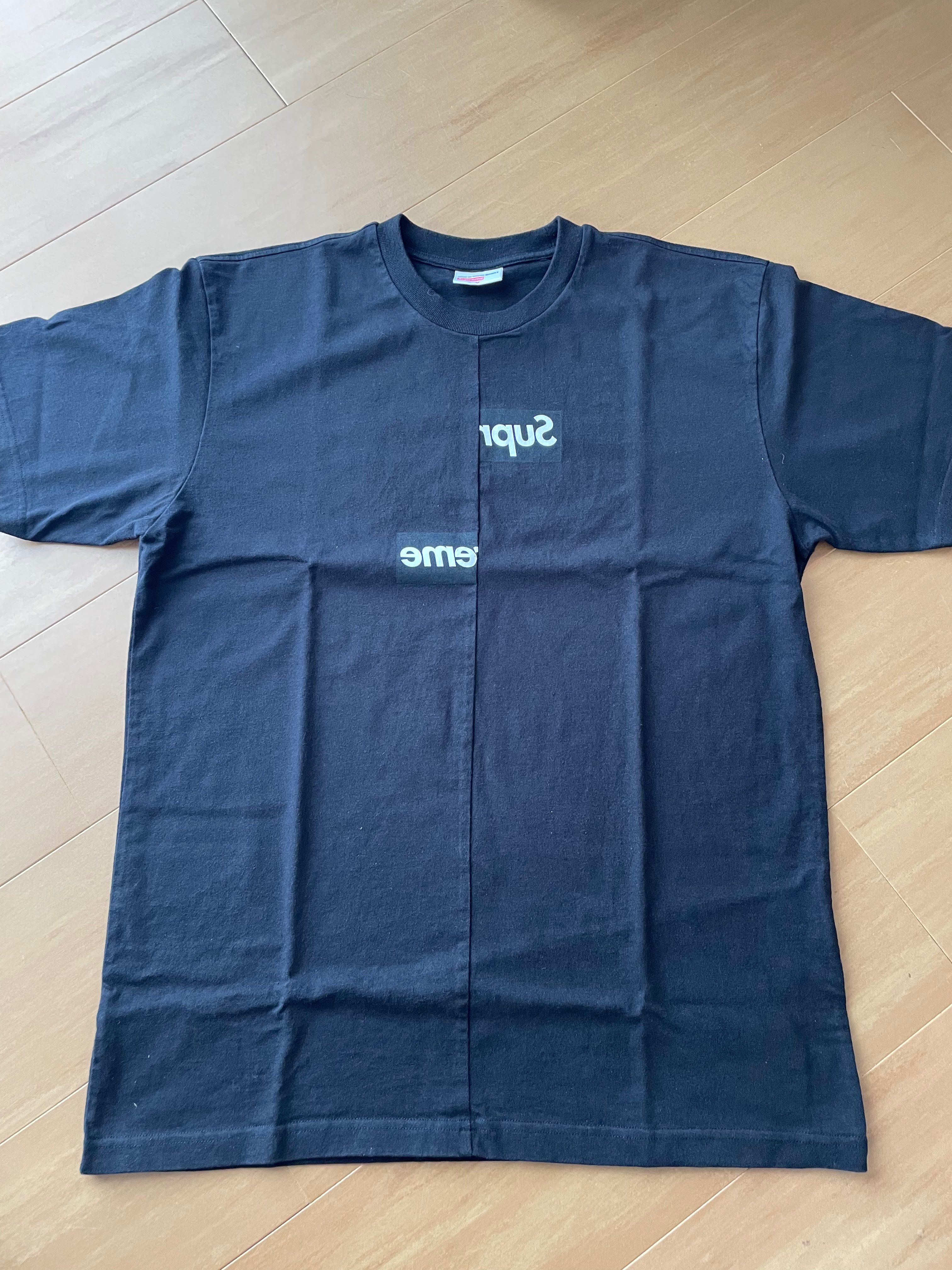 Supreme / Comme des Garçons SHIRT® Split Box Logo Tee "Black"