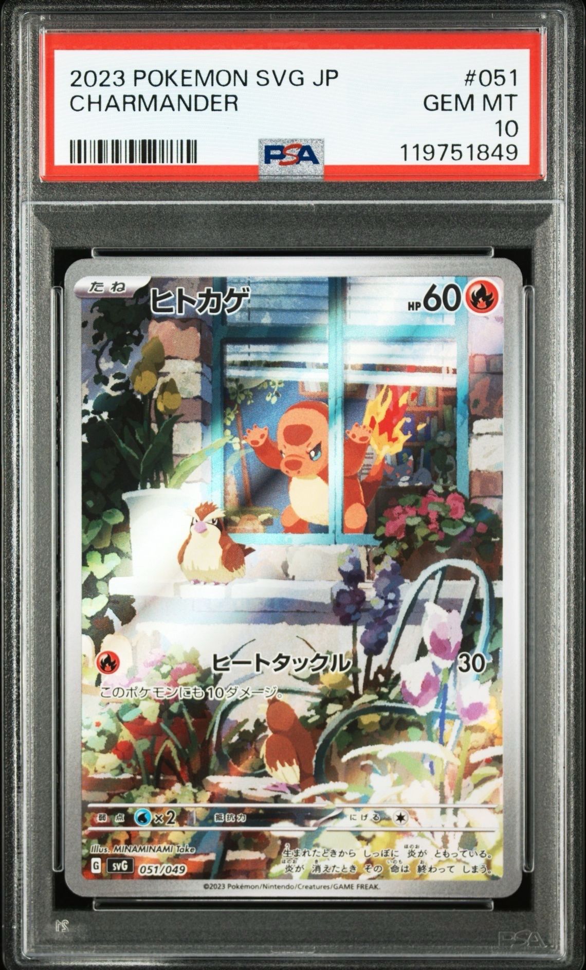 ヒトカゲ :フルイラスト [SVG 051/049](スペシャルデッキセットex「フシギバナ・リザードン・カメックス」)