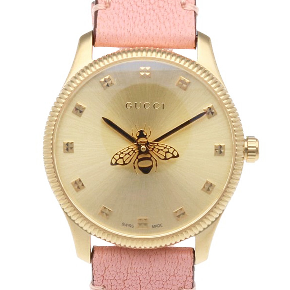 グッチ Gタイムレス 腕時計 時計 GP 126.5 クオーツ レディース 1年保証 GUCCI  中古