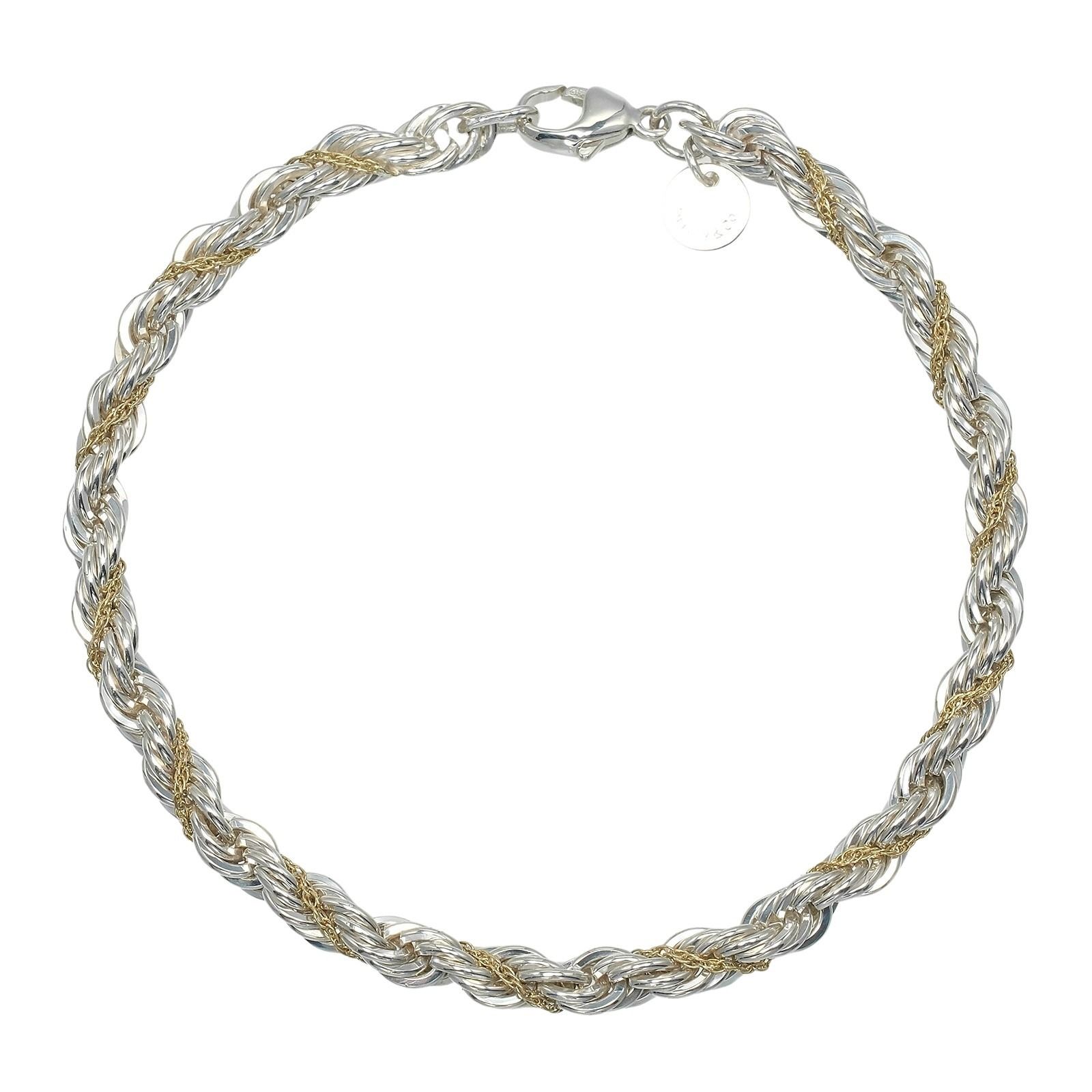 ティファニー ツイスト 腕周り19.3cm レディースブレスレット