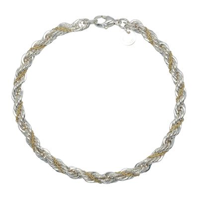 ティファニー ツイスト 腕周り19.3cm レディースブレスレット