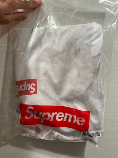 Supreme x MM6 Maison Margiela Box Logo Tee "White"