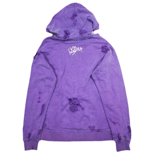 International Gallery BEAMS インターナショナルギャラリービームス 25SS ヴィンテージフーディ ダメージ加工 スウェットプルオーバーパーカー 23-13-0081-214 S PURPLE IG トップス g25476