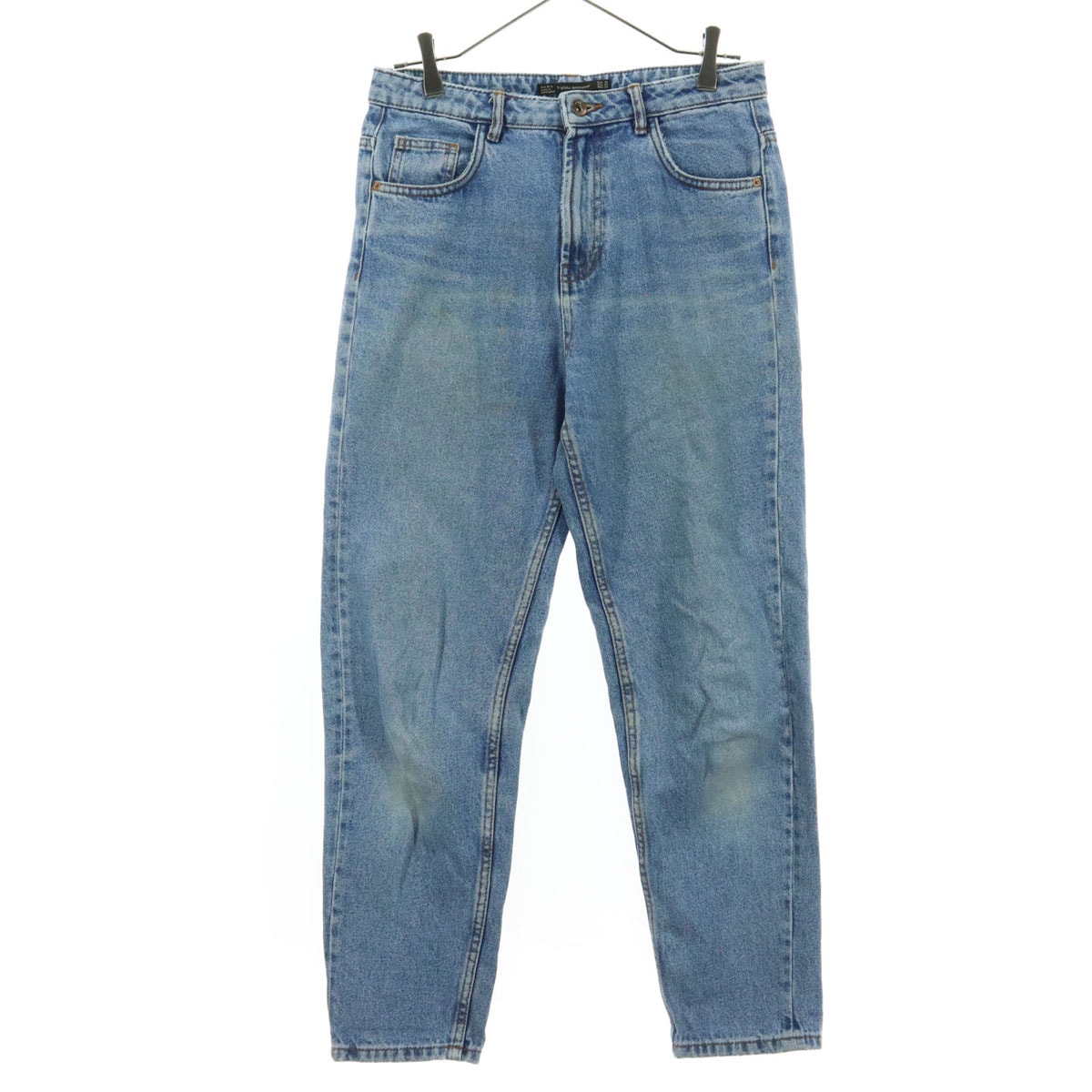 ZARA ザラ ジップフライ スリムデニムパンツ 36 ライトブルー TRAFALUC DENIMWEAR
