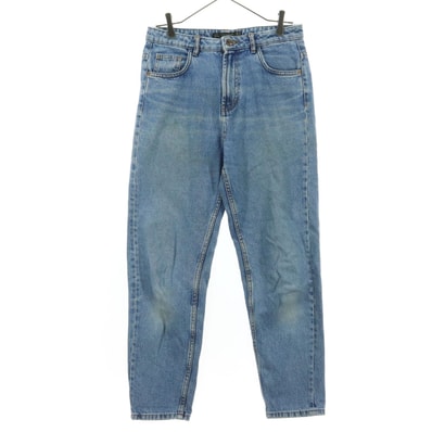 ZARA ザラ ジップフライ スリムデニムパンツ 36 ライトブルー TRAFALUC DENIMWEAR