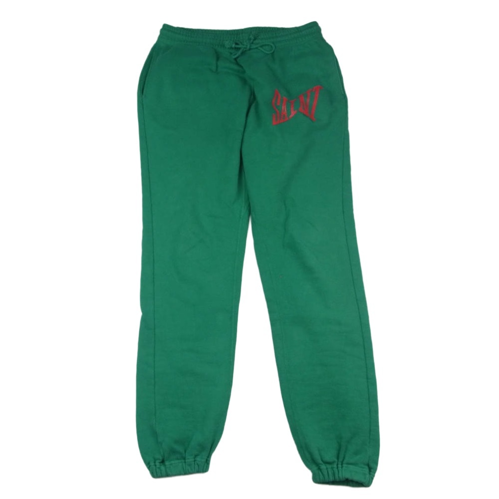 SAINT Mxxxxxx SWEAT PANTS / LOGO "Green"