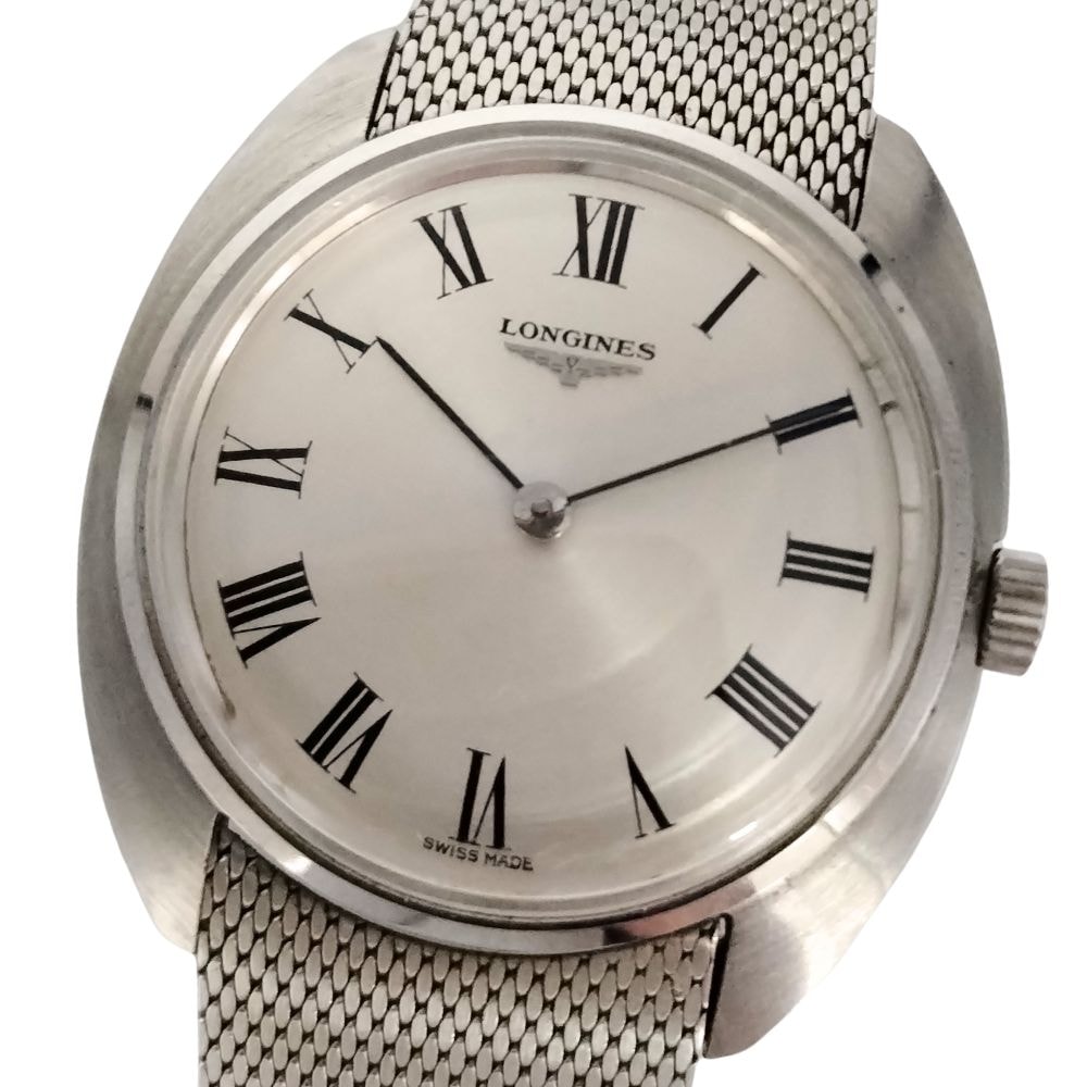 LONGINES ロンジン ローマン インデックス 手巻き ステンレス メンズ  腕時計 C901
