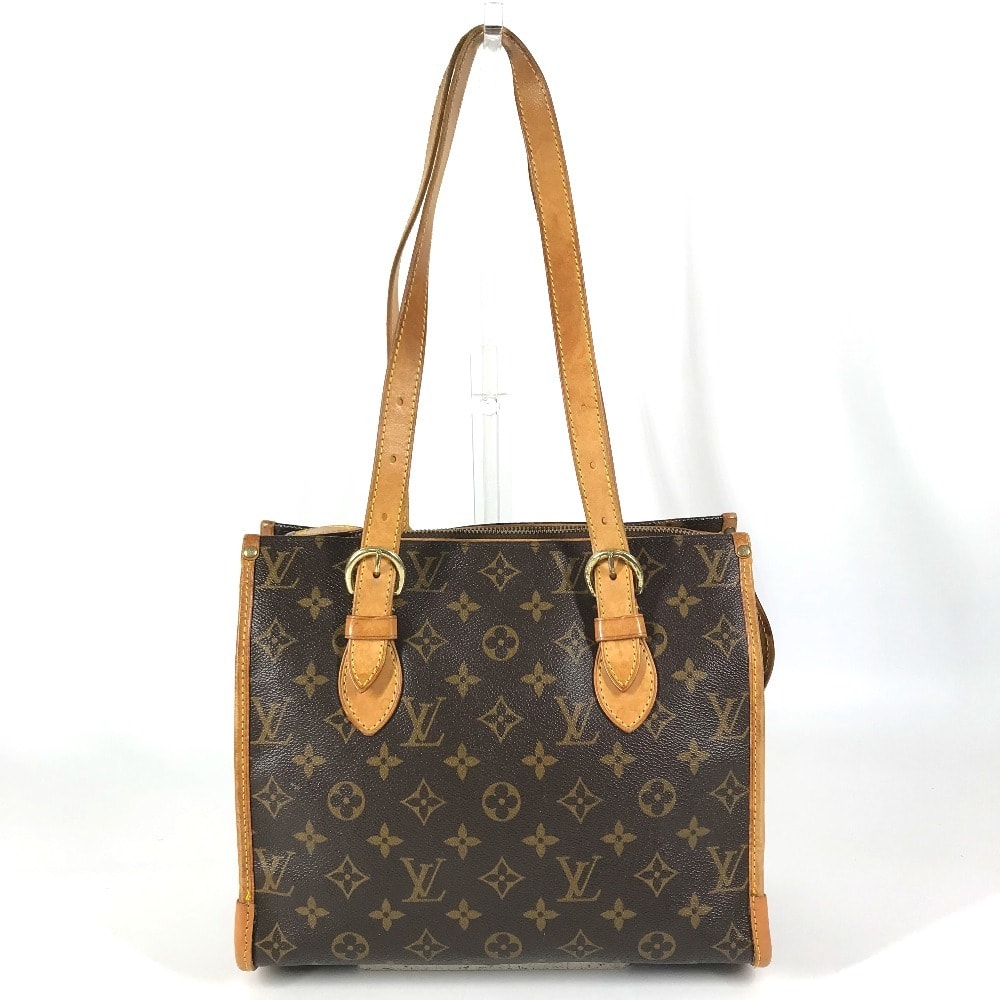 ルイヴィトン LOUIS VUITTON ポパンクールオ  ポパンクール オ  M40007  モノグラム カバン トートバッグ 肩掛け ショルダーバッグ モノグラムキャンバス ブラウン