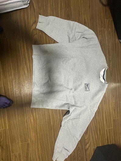 Stussy x Nike Fleece Crew (US Size) "Grey" DO9337-063