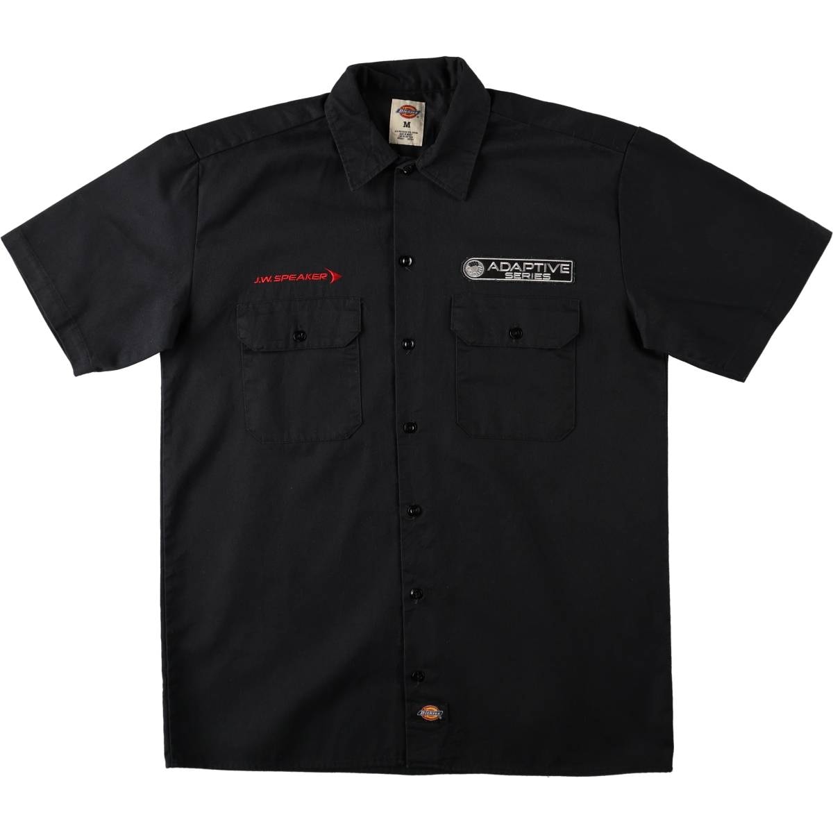 古着 ディッキーズ Dickies 半袖 ワークシャツ ボックスシャツ メンズM相当/eaa665188