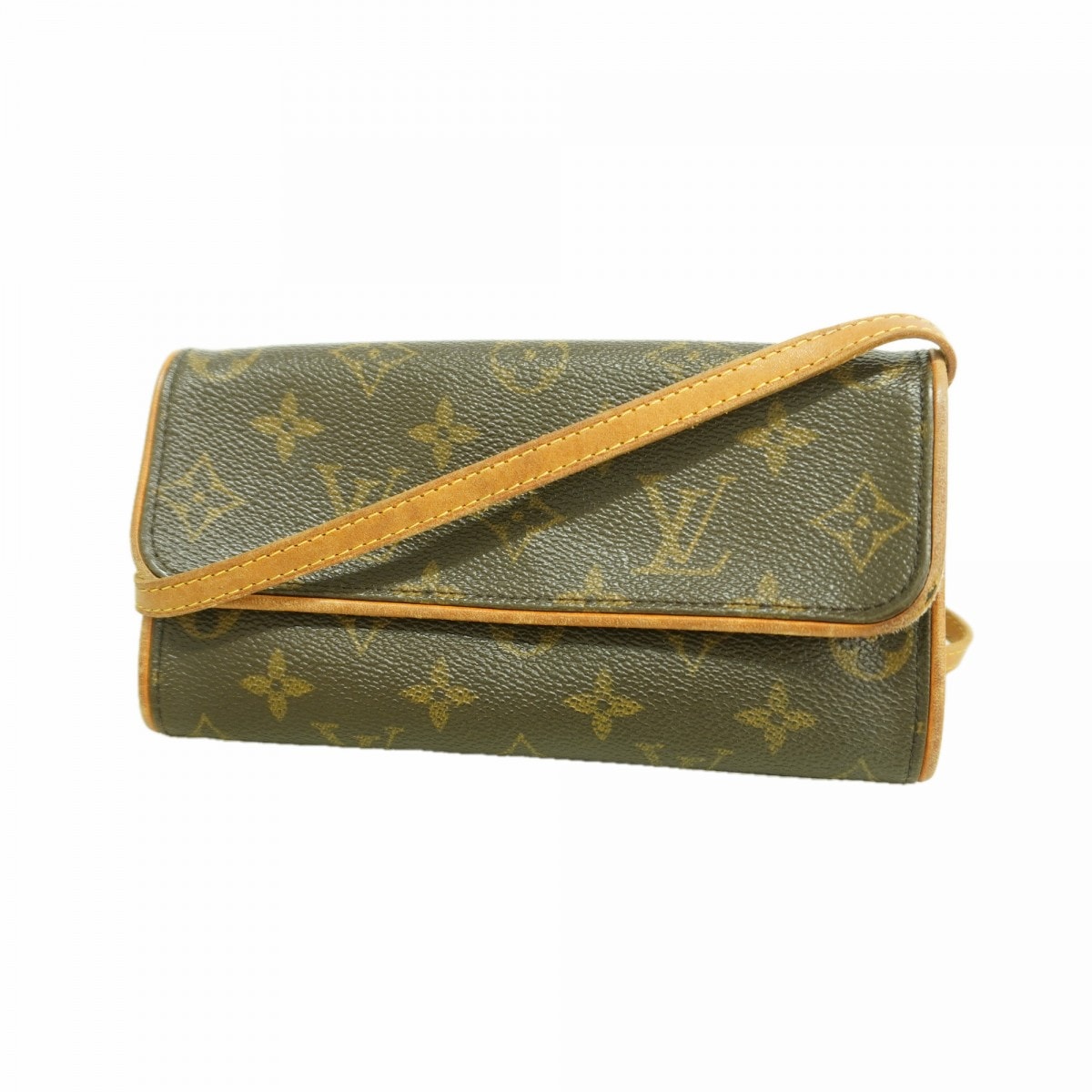 ★SALE【6gd4836】ルイヴィトン ショルダーバッグ モノグラム ポシェットツインPM M51854 ブラウン【中古】レディース