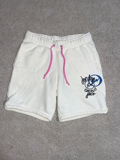 Air Jordan Travis Scott Fragment Shorts "White"