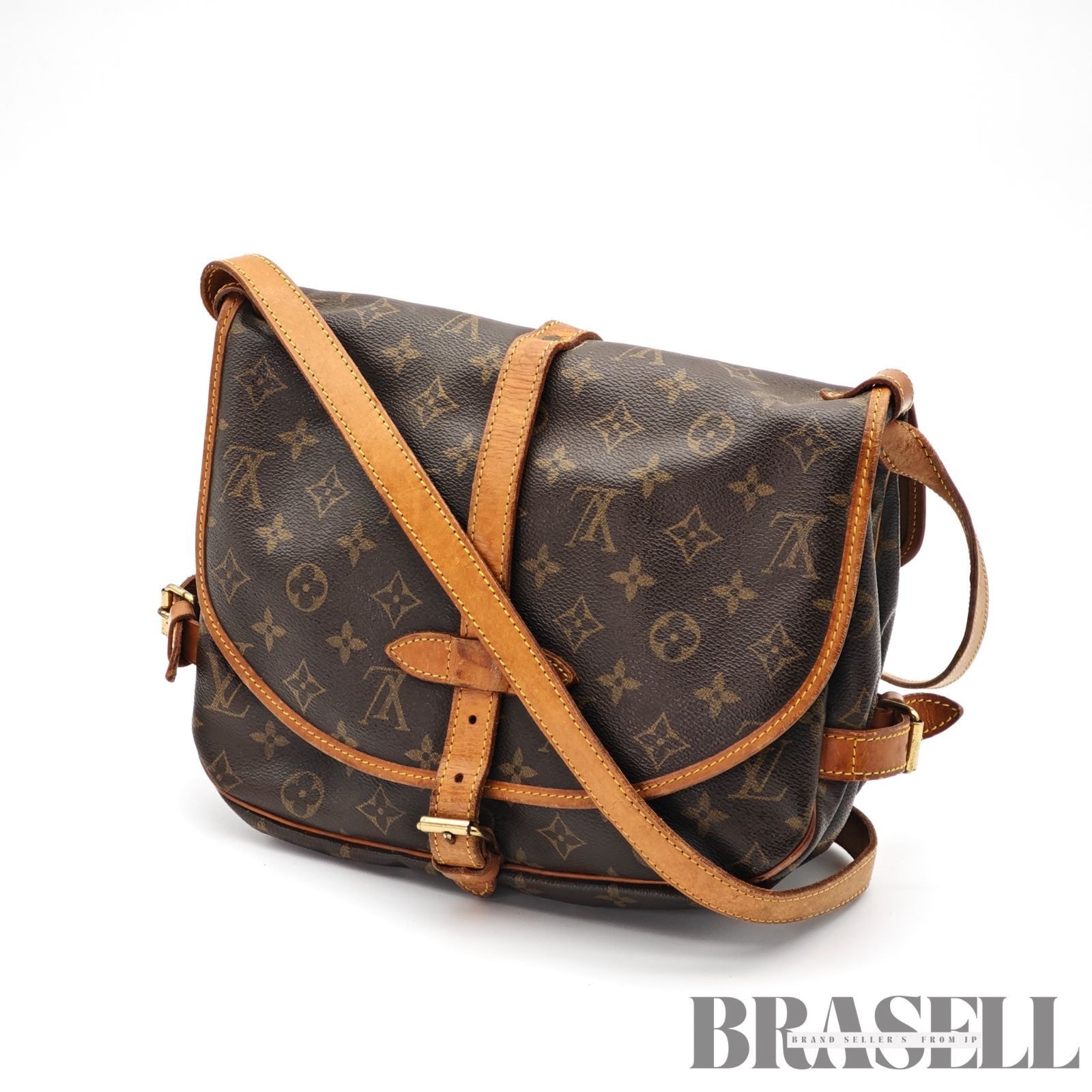 LOUIS VUITTON ルイ・ヴィトン ソミュール30 モノグラム ソミュール30 M42256 AR1904 ショルダーバッグ Monogram Canvas Brown レディース