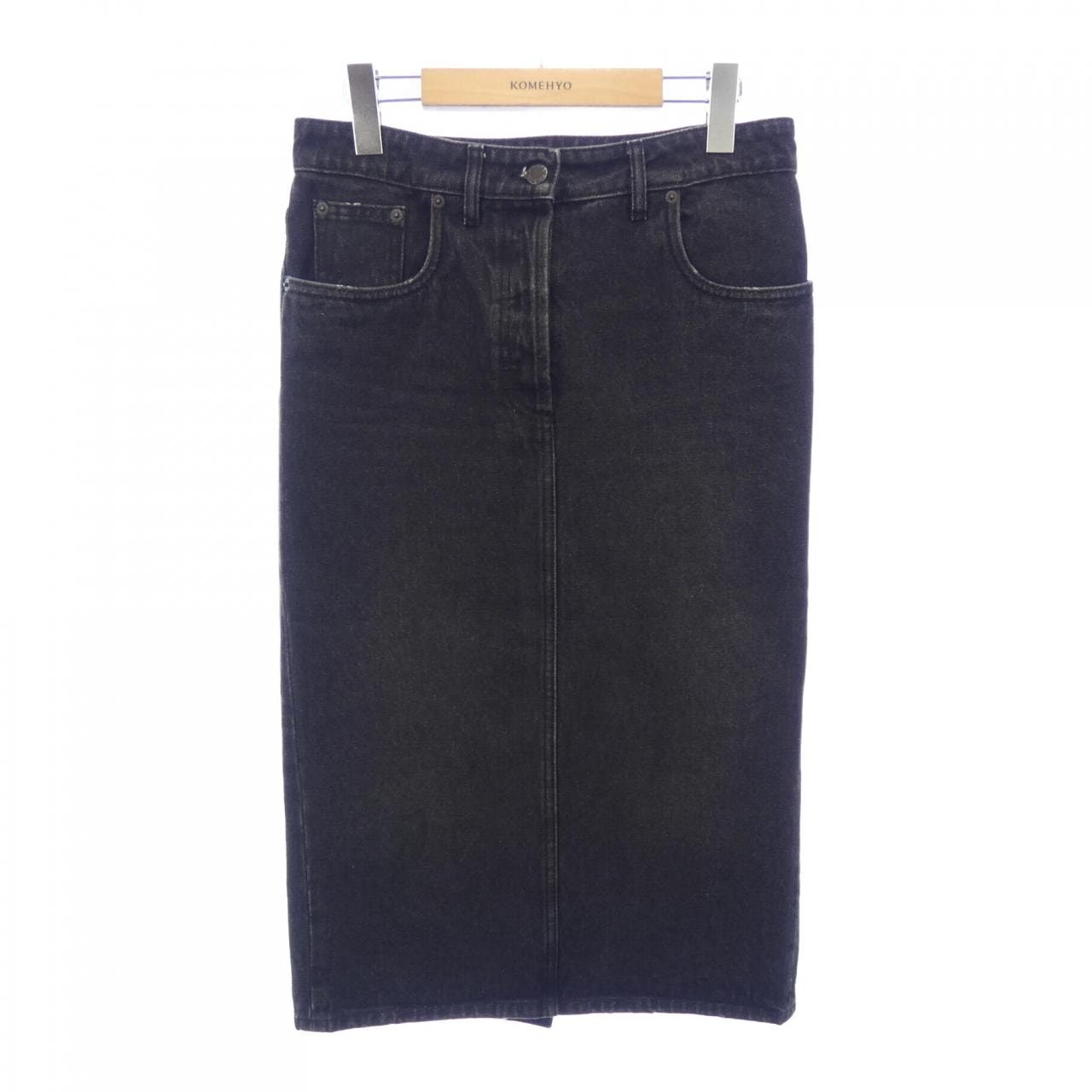 プラダ PRADA トライアングルロゴ デニムロング GFD163 S222 109N スカート