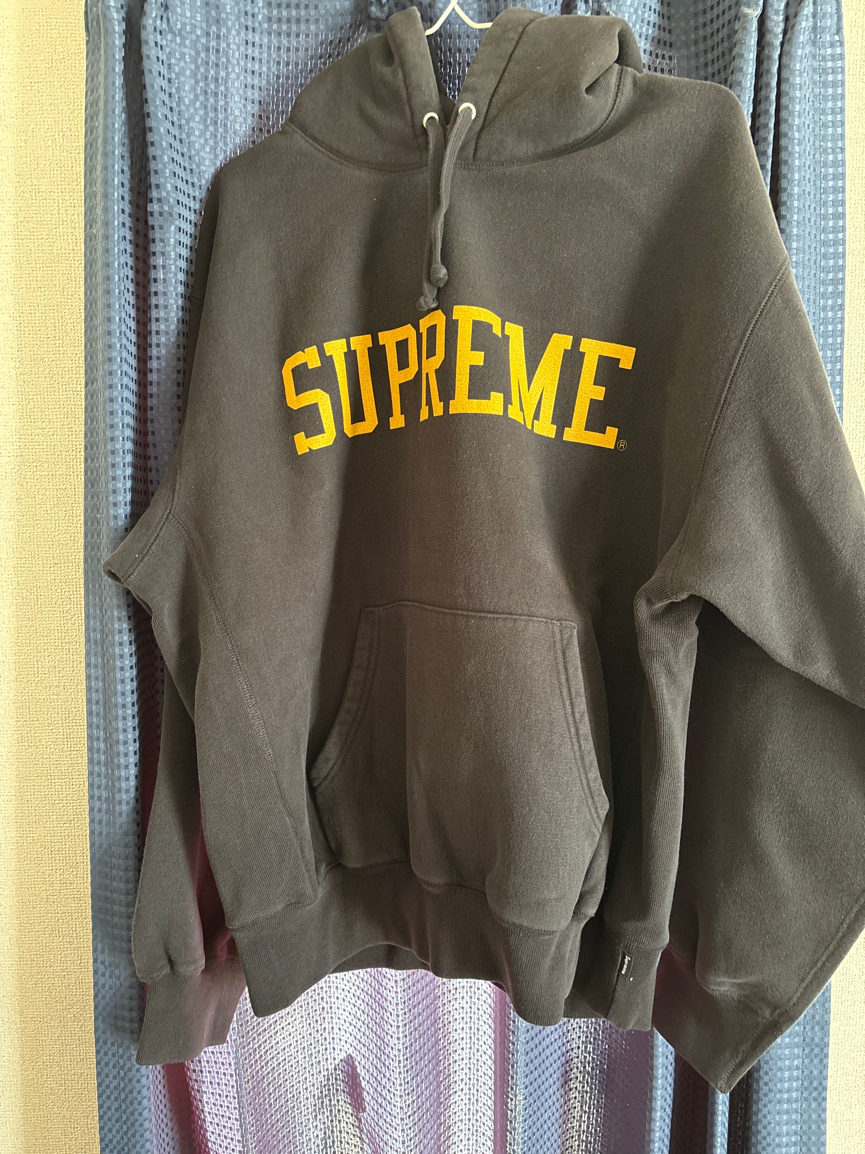 Supreme Varsity Hooded Sweatshirt "Black"