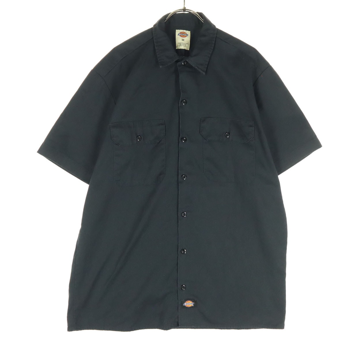 Dickies ディッキーズ 半袖 シャツ M ブラック