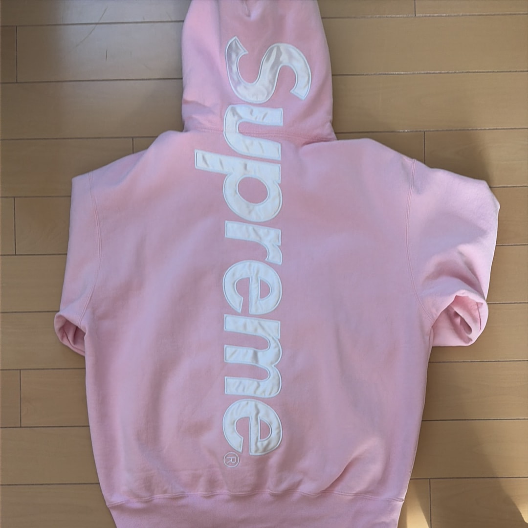 Supreme Satin Applique Hooded Sweatshirt 