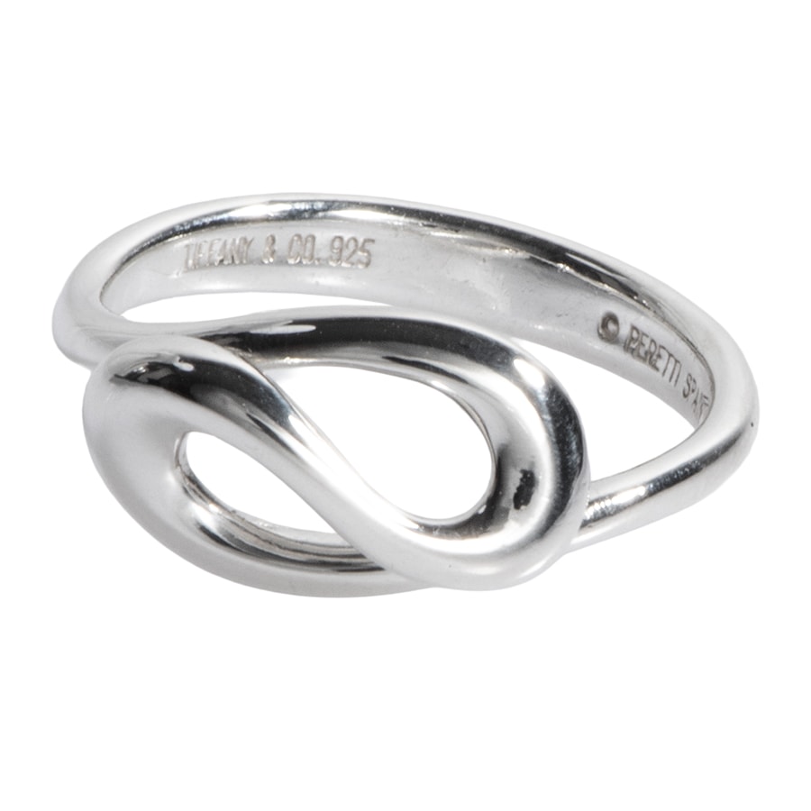 TIFFANY&Co. ティファニー オープン ウェーブ リング・指輪 10号 スターリングシルバー シルバー【中古】