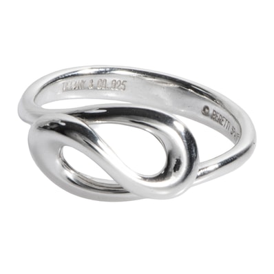 TIFFANY&Co. ティファニー オープン ウェーブ リング・指輪 10号 スターリングシルバー シルバー【中古】