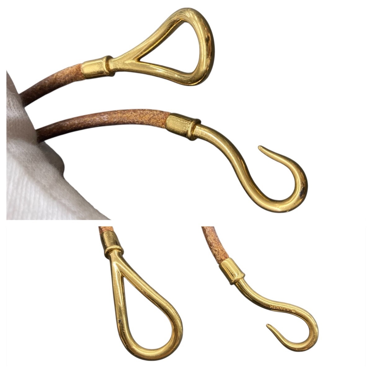 C (やや傷や汚れあり)】HERMES エルメス ジャンボ ブラウン 茶