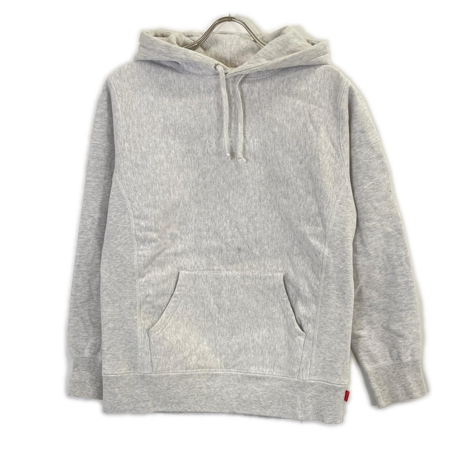 シュプリーム リバースウェーブ Tonal Embroidered Hooded Sweatshirt パーカー S