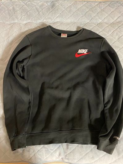Supreme / NIKE® Crewneck "Black"