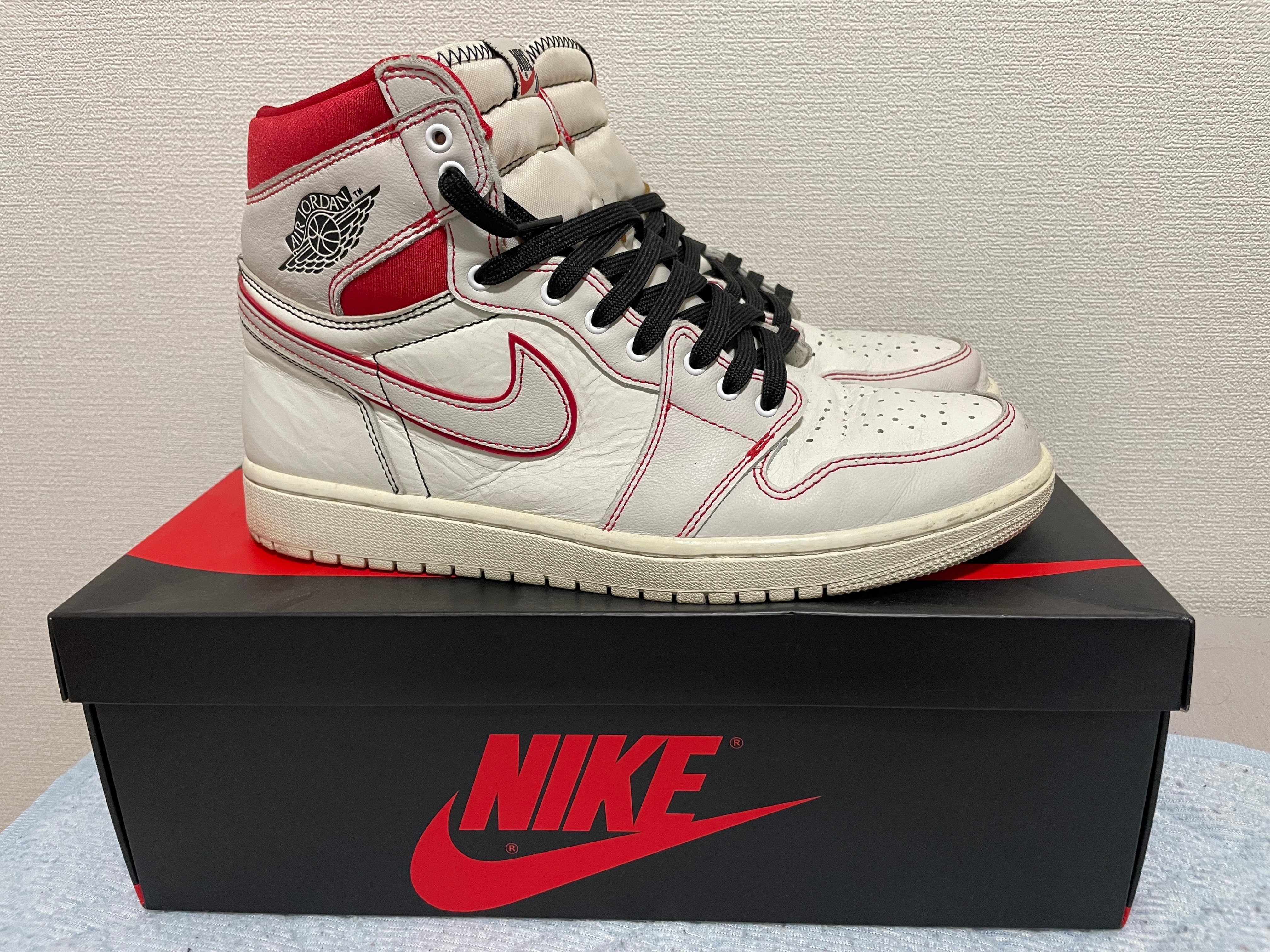Nike Air Jordan 1 Retro High OG "Sail/University Red"