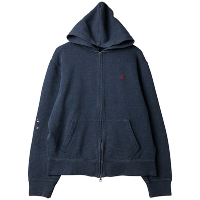 古着 ラルフローレン Ralph Lauren POLO by Ralph Lauren スウェットフルジップパーカー メンズL相当/eaa611935