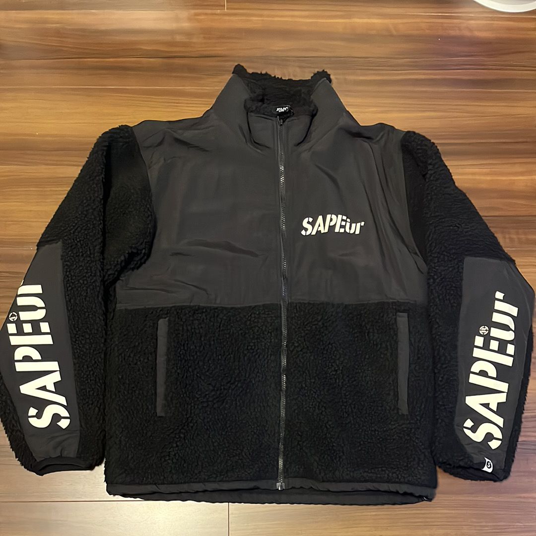 SAPEur LIGHT PILE JACKET "Black"