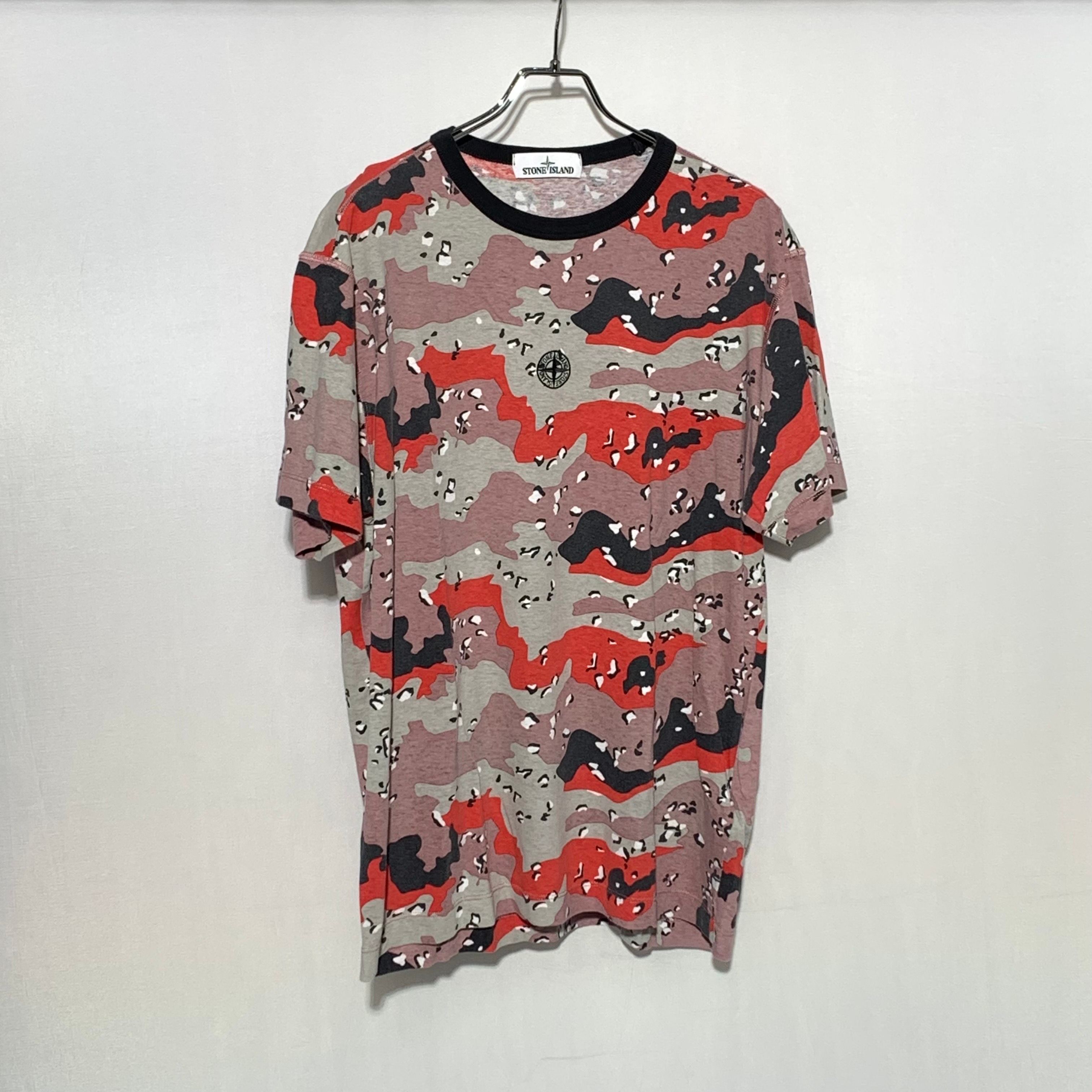 STONE ISLAND 20SS DESERTCAMO Tee Red
