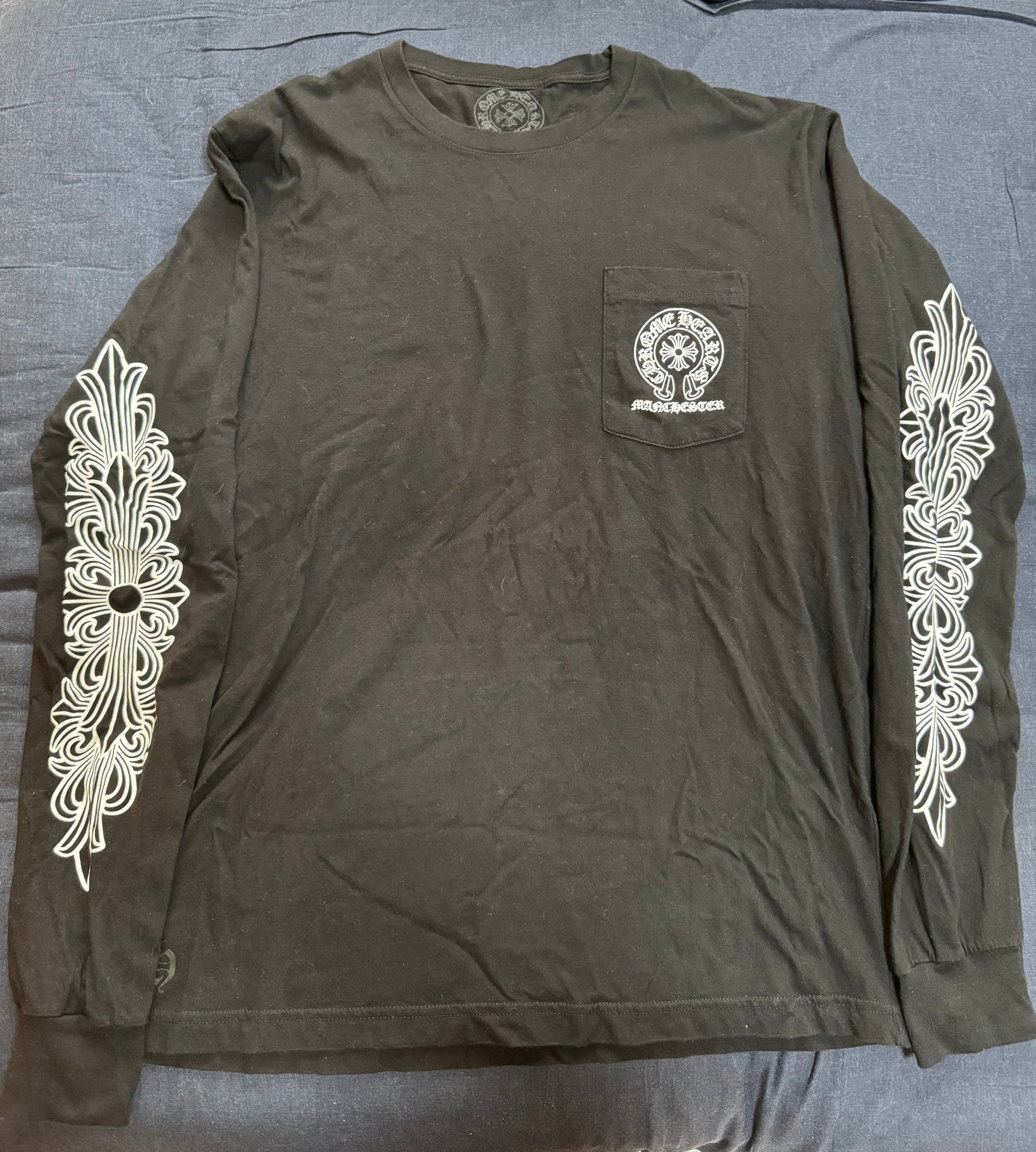 Chrome Hearts Las Vegas Exclusive Horseshoe L/S T-Shirt "Black"