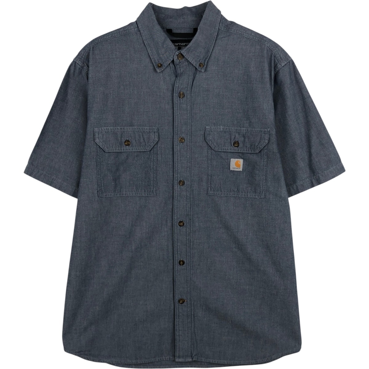 古着 カーハート Carhartt Loose Fit 半袖 ワークシャツ ボックスシャツ メンズL相当/eaa477517