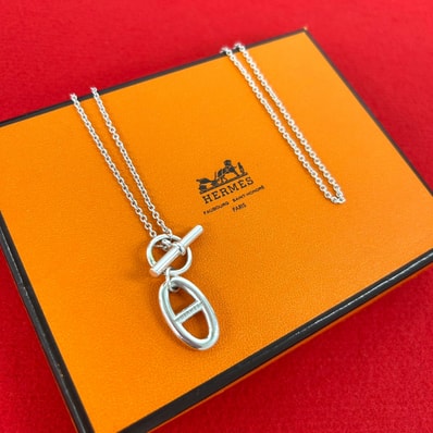 HERMES エルメス シェーヌダンクル アミュレット ネックレス シルバー925 ネックレス シルバー
24269