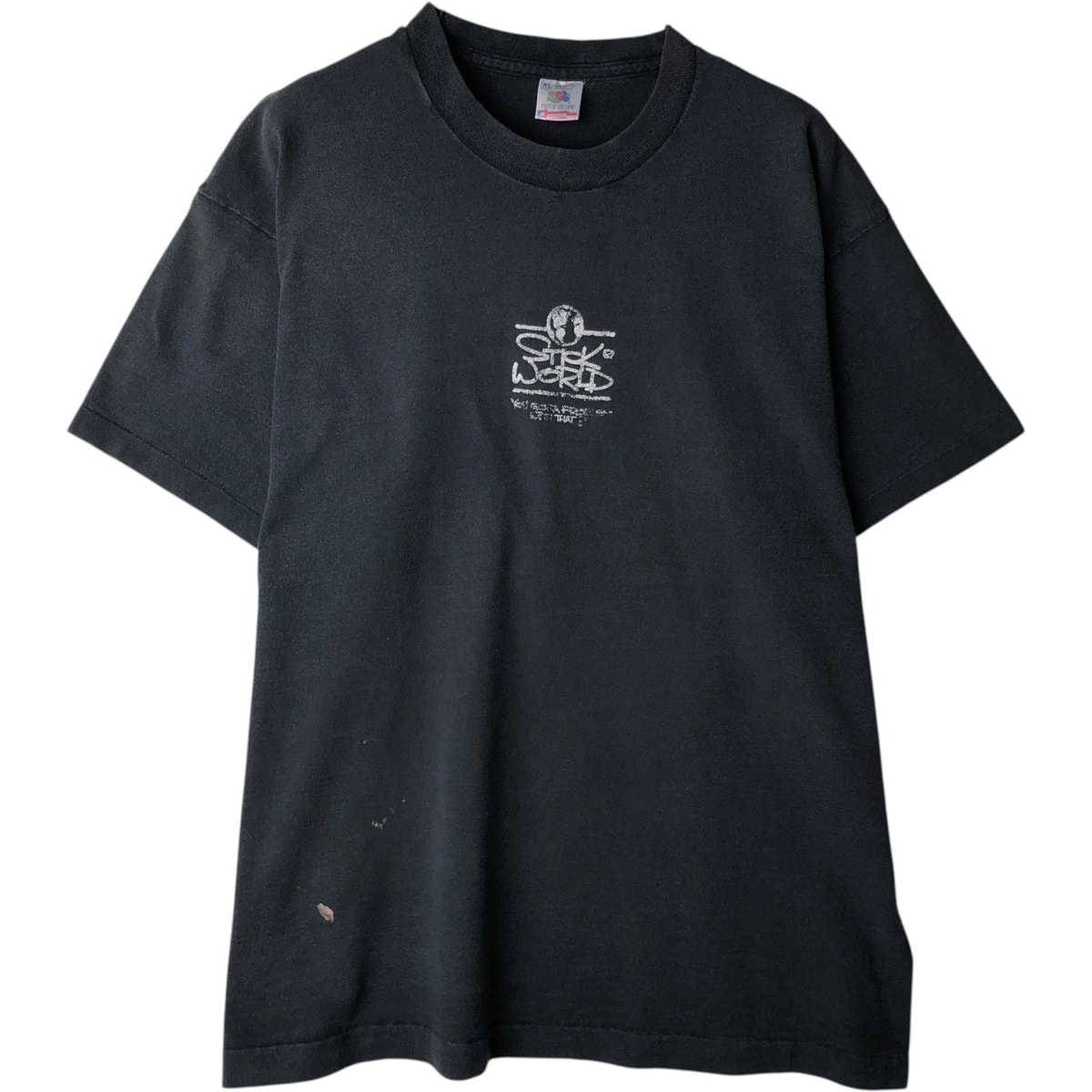 古着 90年代 フルーツオブザルーム FRUIT OF THE LOOM メッセージプリントTシャツ USA製 メンズXL相当 ヴィンテージ/eaa618305