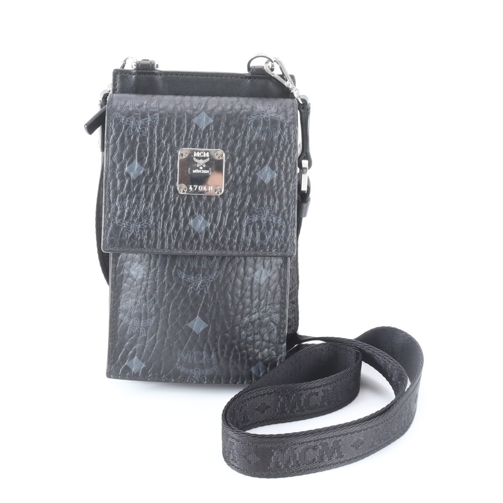 ■新品同様 MCM エムシーエム ヴィセトススタッズショルダーバッグ