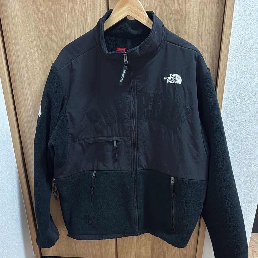 Supreme x The North Face Arc Logo Denali Fleece Jacket "Black"