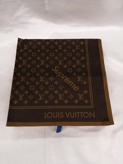 Louis Vuitton x Supreme Monogram Bandana "Brown"