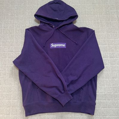 Supreme Box Logo Hooded Sweatshirt "Purple" (23FW)