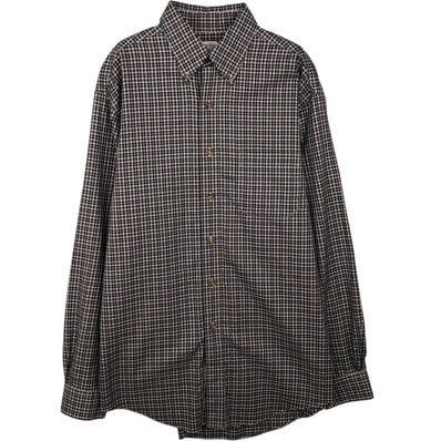 古着 ブルックスブラザーズ Brooks Brothers Est.1818 長袖 ボタンダウンチェックシャツ メンズM相当/eaa643329