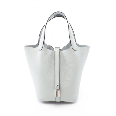 エルメス HERMES ピコタンロックPM ハンドバッグ バッグ レザー トリヨンクレマンス トリヨンクレマンス ブルーペール K刻印(2025年製造) レディース ブルー系 【中古】