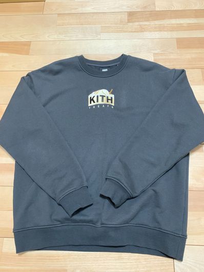 Kith Treats Eggnog Classic Logo Crewneck "Kindling"