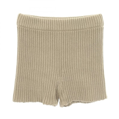 マックスマーラ MAX MARA ニット ショート パンツ 衣料品 ボトムス コットン レディース カーキ系 【中古】