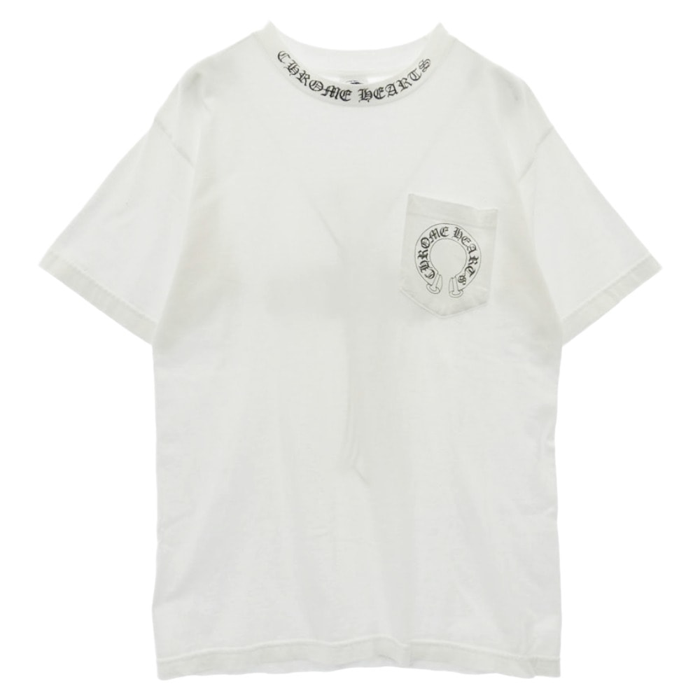 クロムハーツ スクロールラベルロゴTシャツ 
