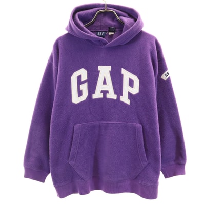 GAP ギャップ 長袖 フリース パーカー XL パープル