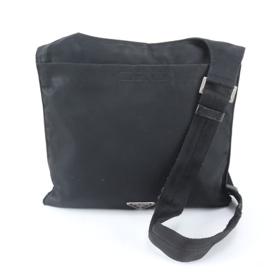 ■美品 プラダ テスート ナイロントライアングルロゴショルダーバッグ