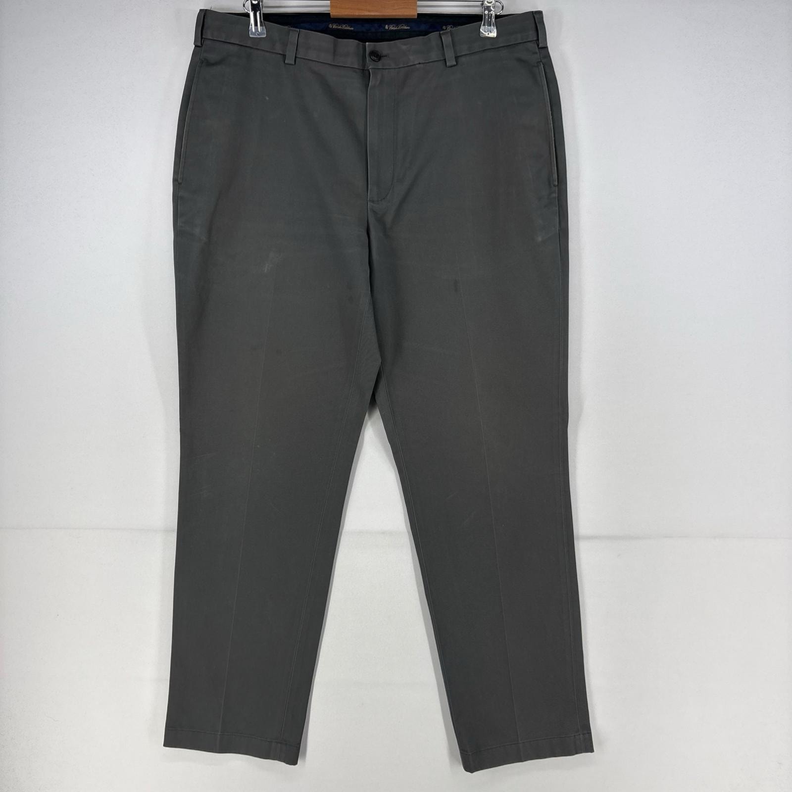 古着 ブルックスブラザーズ Brooks Brothers パンツ チノパン ADVANTAGE CHINO ストレート ジップ w38 L32  グレー メンズ