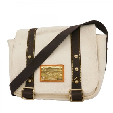 ★最終価格★SALE【6ce5926】ルイヴィトン ショルダーバッグ アンティグアブザスPM M40042 エクリュ【中古】レディース