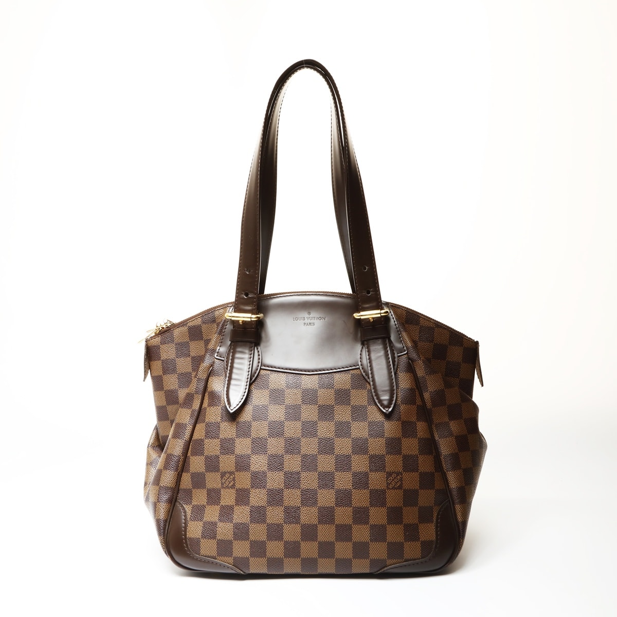 ヴィトン LV ヴェローナ N41118 エベヌ ダミエ 2010年製 ショルダーバッグ【中古】