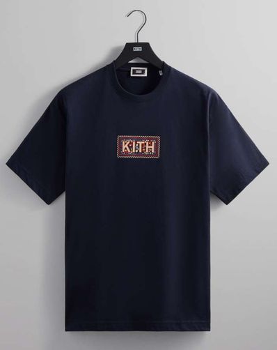 kith needlepoint box logo tee