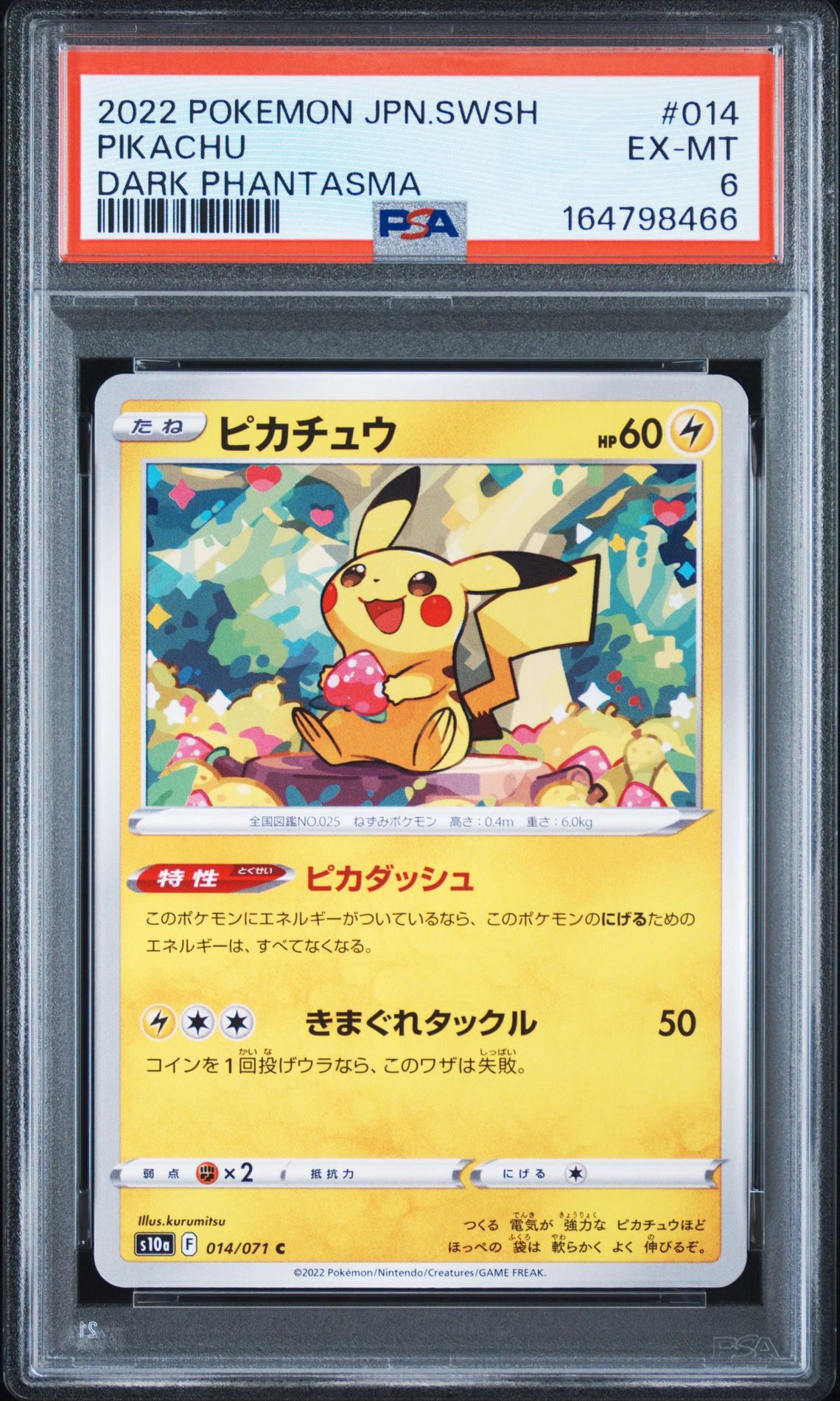 PSA10】ピカチュウ C[s10a 014/071](強化拡張パック「ダーク
